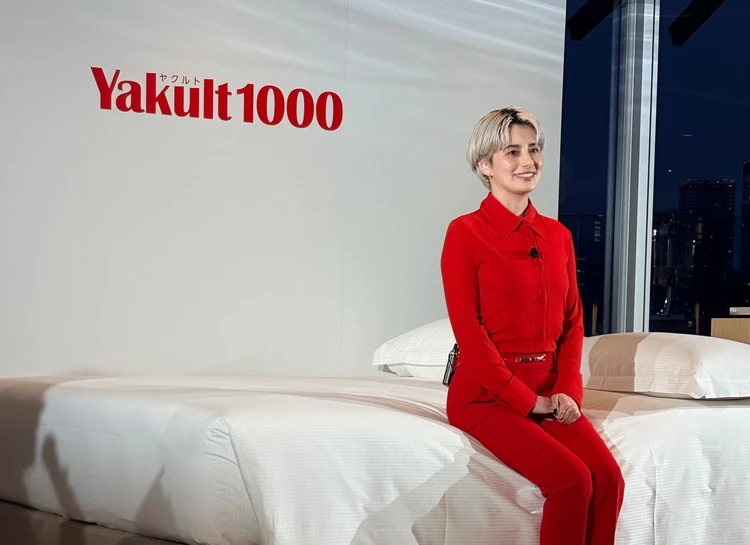 究極の睡眠博 powered by 『Yakult1000』　イベントレポート　ホラン 千秋さん　トークショーの写真　「Yakult1000」sparkling