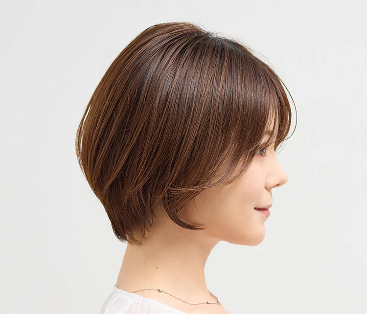 30代ー40代髪型・ショートのサイド