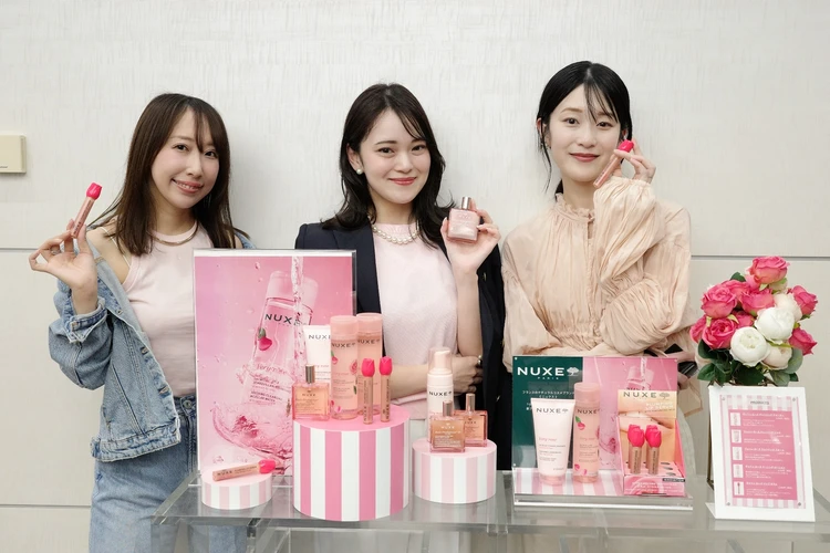 スーパーバイラーズ ピンクコーデ NUXE オイル ヴェリィ ローズ 阿部晴菜