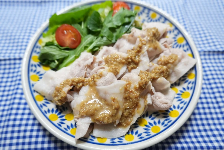 紀ノ国屋のごまを食べるごまだれを使った豚しゃぶ