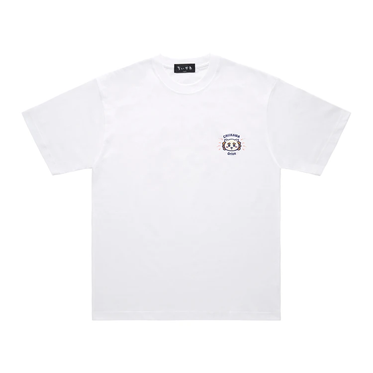 ちいかわ×オリオンビール シーサーのおみやげやさん Tシャツ　ホワイト_SHISA　前
