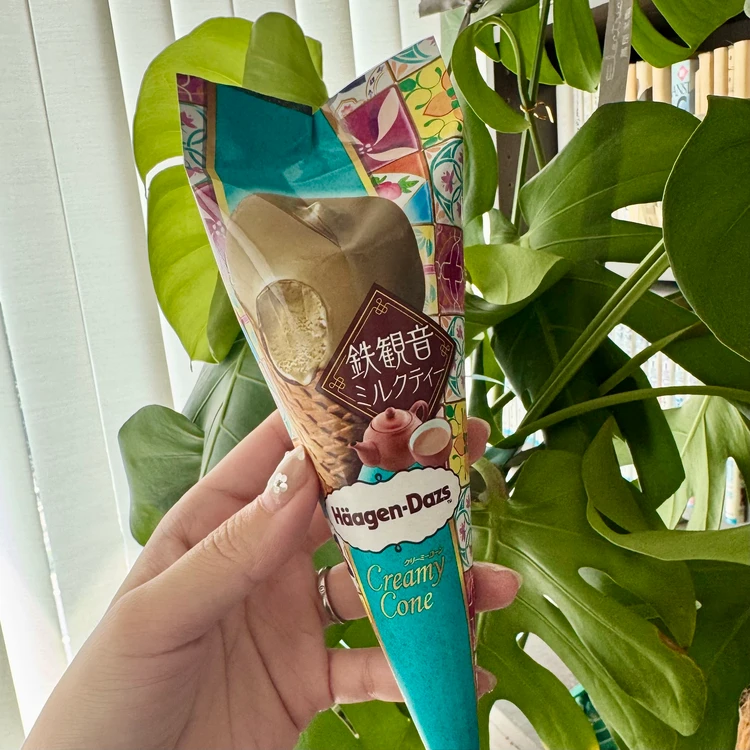 数量限定！SNSで話題の【ハーゲンダッツ】クリーミーコーン鉄観音ミルクティー実食レポ♡_2
