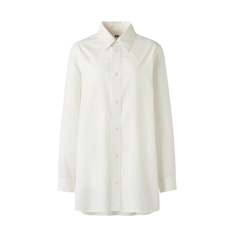 ユニクロ ユー　ロングシャツ￥3990
