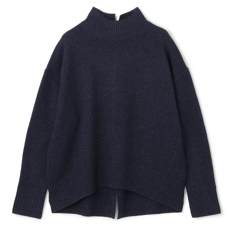 アンフィーロ　【洗える】カシミヤブレンド ハイネックニット　￥10990