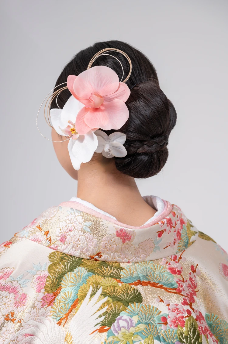 華雅苑　ヘアアレンジ　ヘアセット　和装ヘア　前撮りヘア　花嫁ヘア