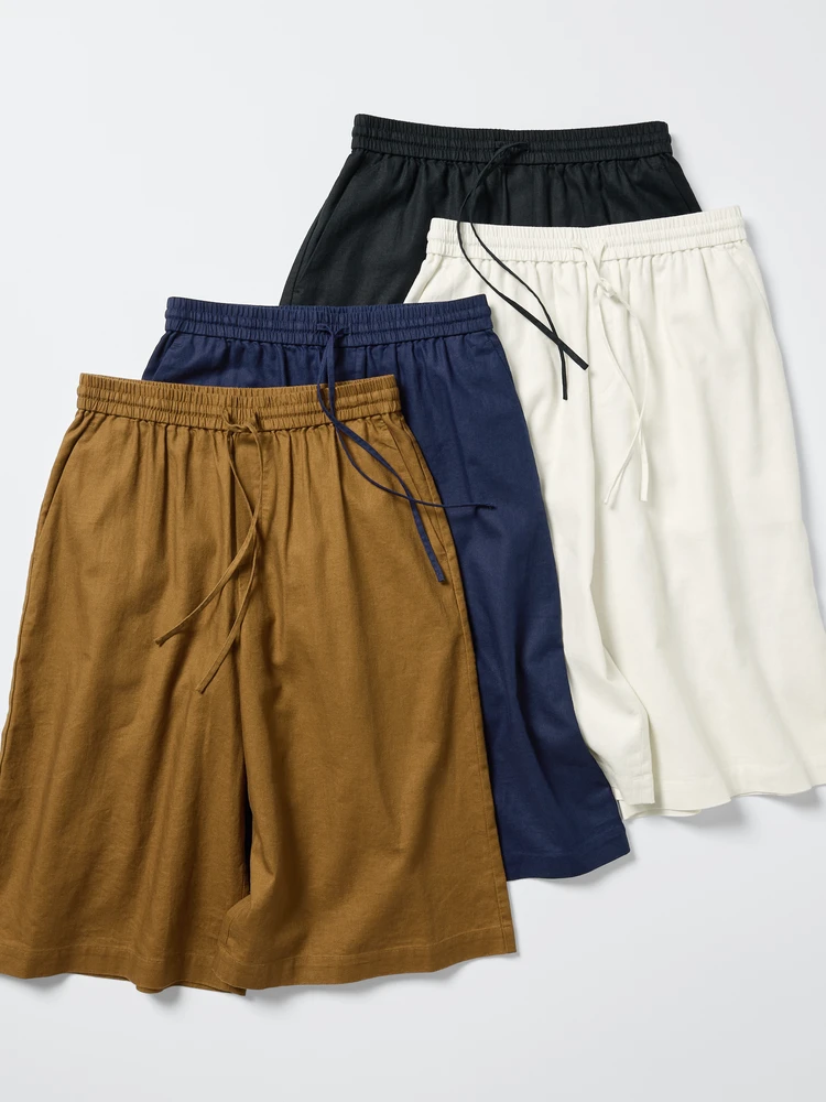 ユニクロ アンド コントワー・デ・コトニエ　2026年春夏コレクション　リネンブレンドキュロット