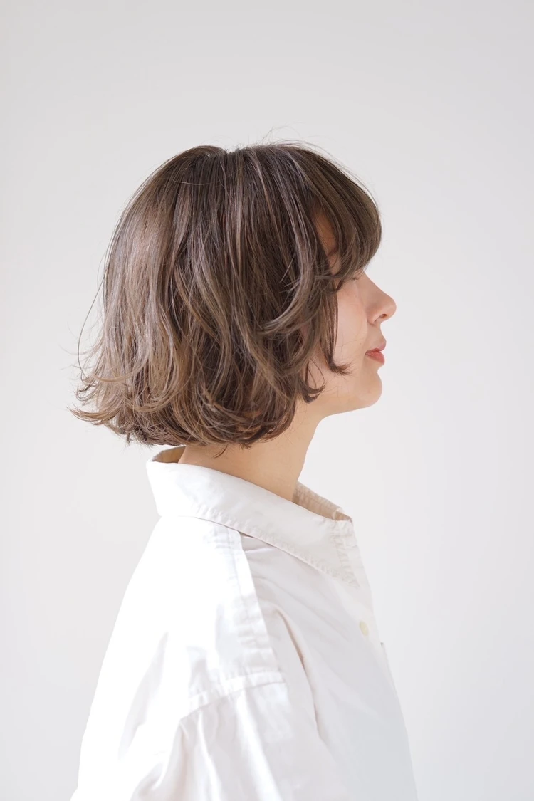30代髪型・ボブのサイド