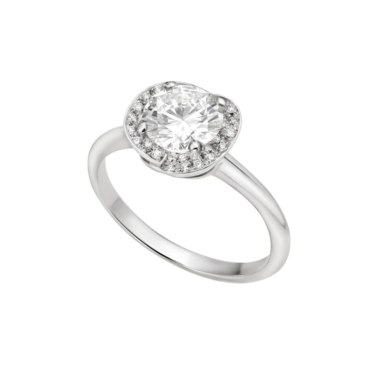 ブルガリ 「インコントロ ダモーレ」リング(PT×DIA)0.18ct〜¥379500