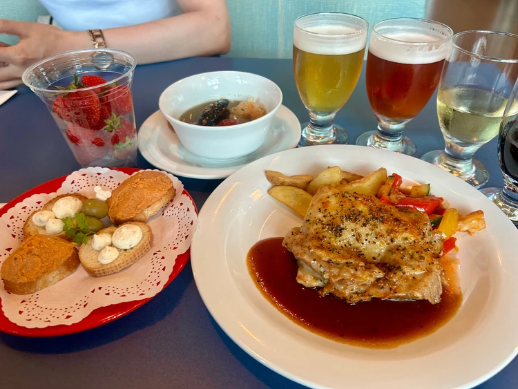 ホライズンベイレストランの料理