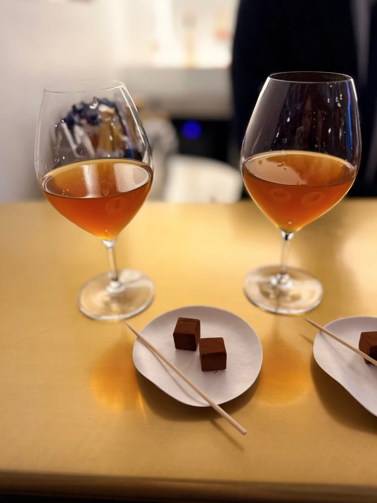 メゾンカカオ丸の内店　生チョコ　ペアリング　クリスマスデート