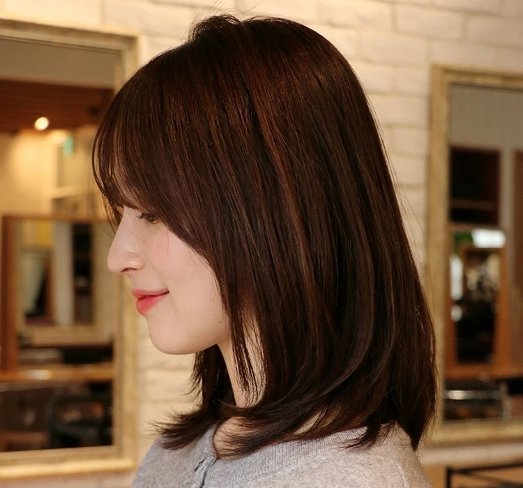 内巻きレイヤーミディ　サイド