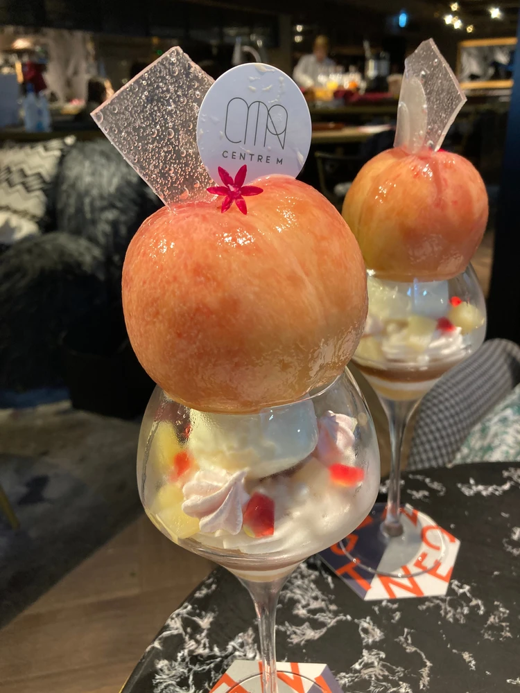 【メルキュール大阪なんば】白桃まるごとパフェ🍑#スイーツ部_2