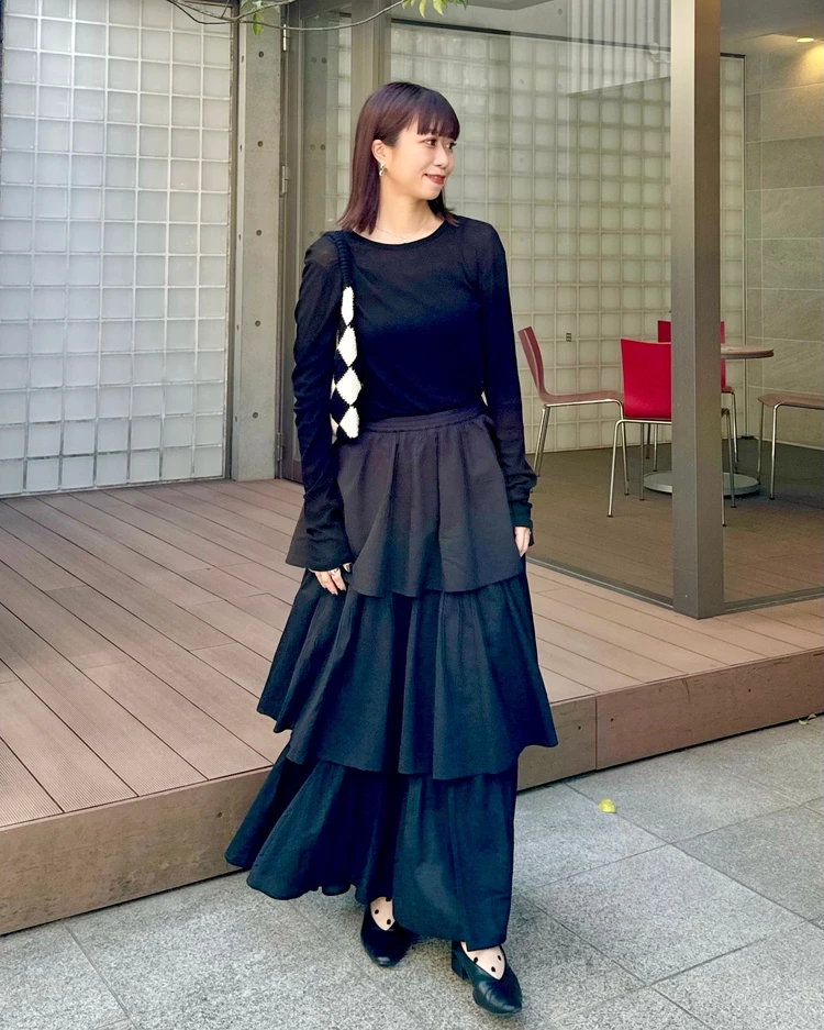 元アパレル販売員が推す！秋に着たい休日モノトーンコーデ5選🖤【骨格ウェーブ】_3