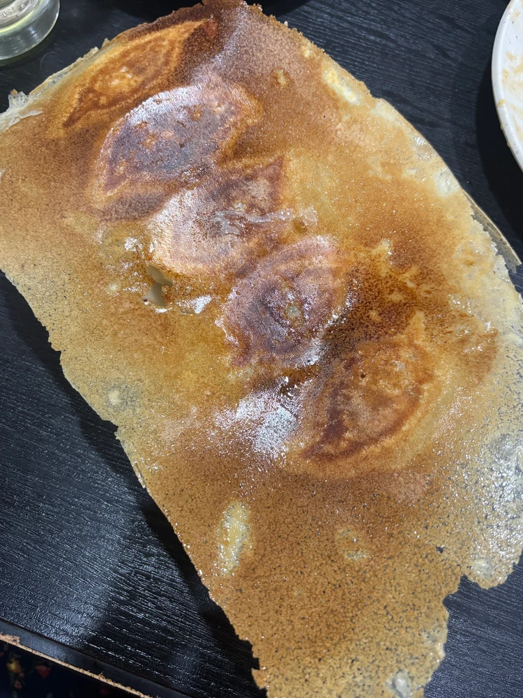 金春新館の羽付き餃子