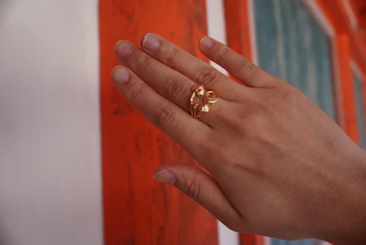 【下鴨神社】指輪のお守り”相の環守”ゴールド