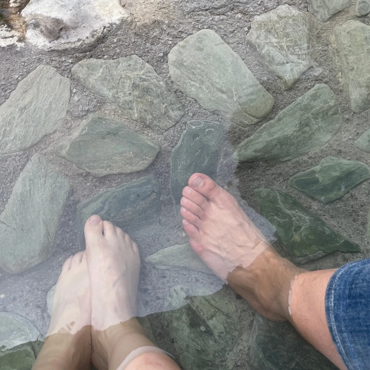 鬼坊主地獄の足湯