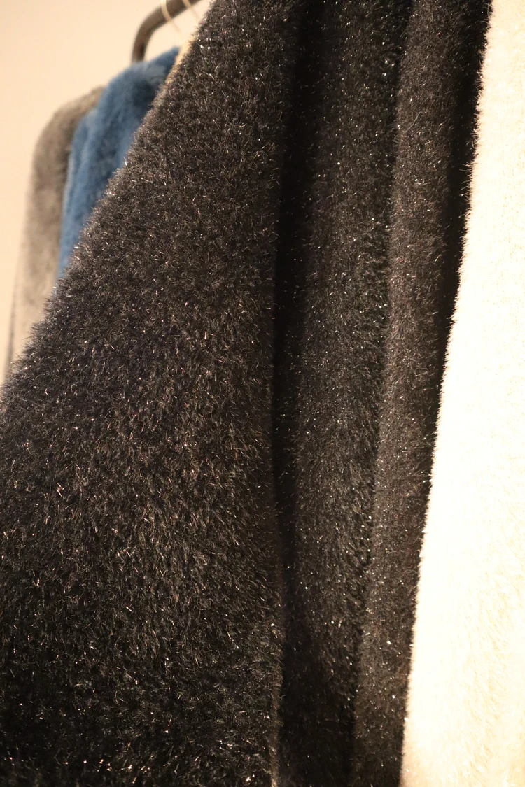 PLST　プラステ　ウィメンズ　クリエイティブ　ディレクター　村田　晴信　ハルノブ ムラタ　アップデート　秋　冬　新作　2025　New　PLST　New　Me　ラメフェザーヤーン　2WAY　カーディガン