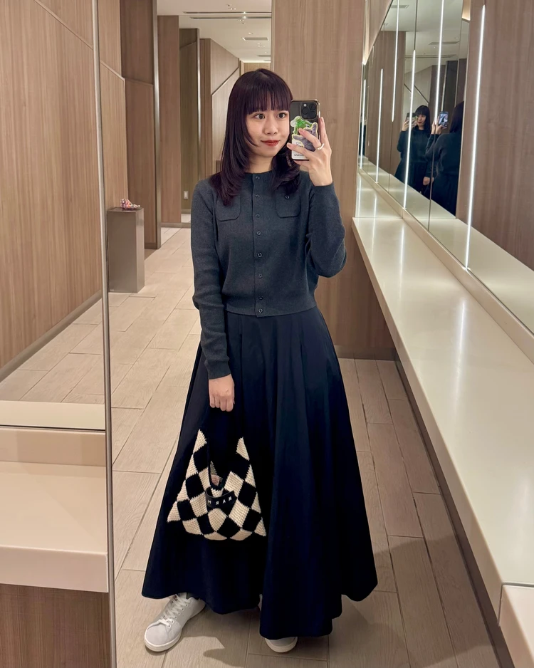 きれいめカジュアル派の冬のスカートコーデ5選【161cm/骨格ウェーブ】_5