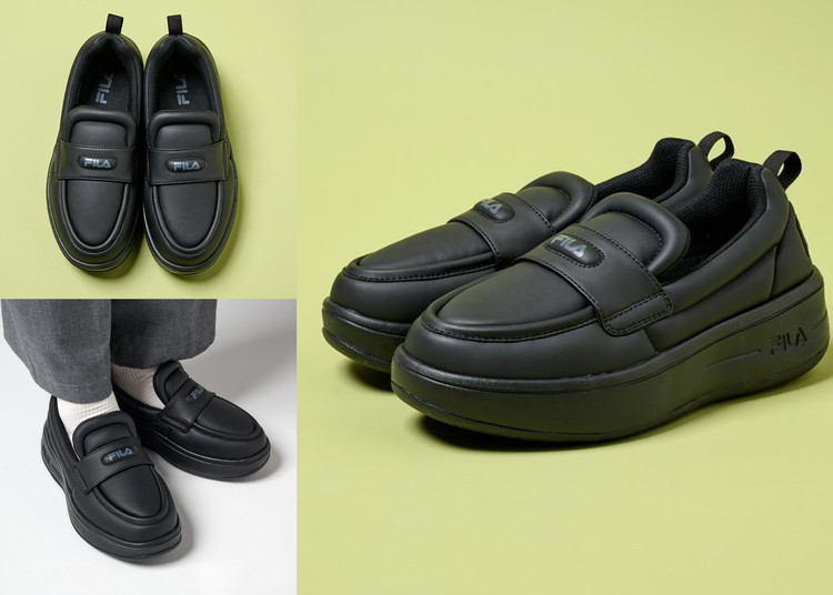 【フィラ】盛れるのに歩きやすいボリュームソールが特徴の「SUPER BUBBLE LOAFER」【30代に似合うローファー】