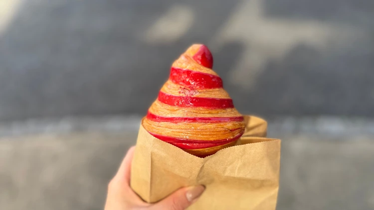 Le Coin Vertのクロワッサン フランボワーズ