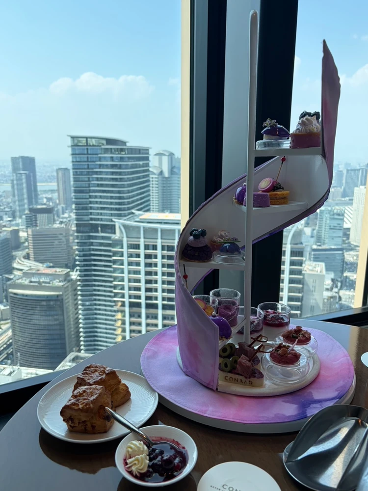 【purplemoment】コンラッド大阪でアフヌン🫖_4