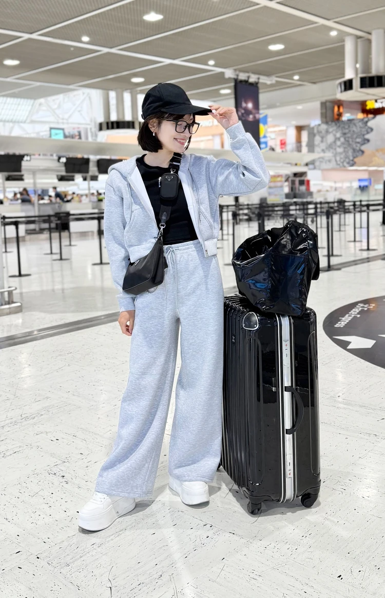 【GU】韓国旅行!全身プチプラ空港コーデ_1