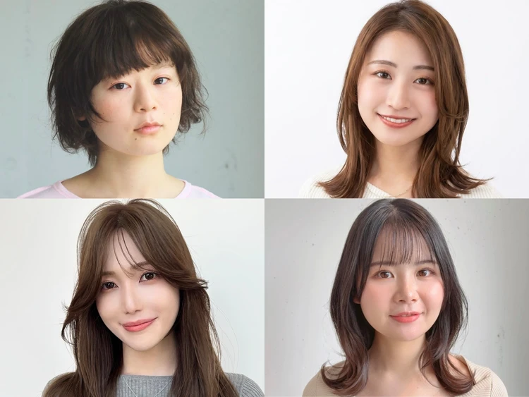 【2026年夏】面長さんに似合うヘアスタイル23選。ショートからロングまで、小顔に見える大人の最旬スタイルをまとめ