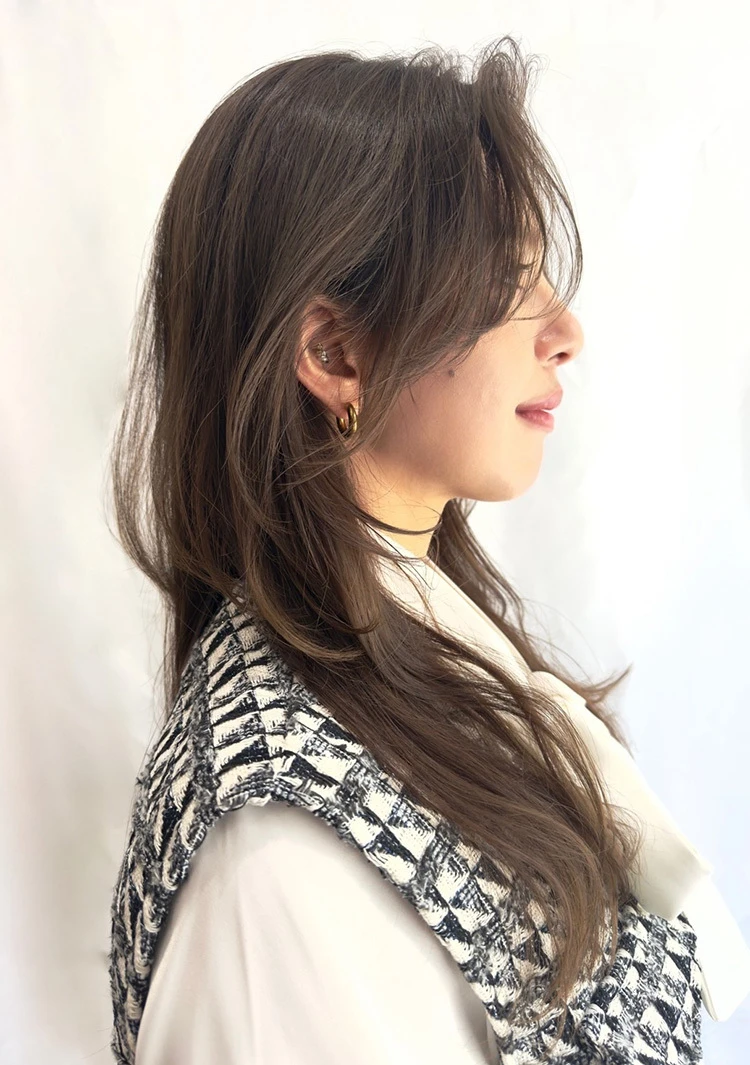 30代 ロングのサイド