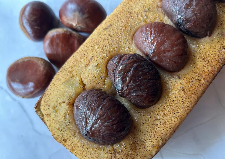 【栗好き必見！】脅威の全体70%が栗!! 栗に溺れる究極の栗ケーキ＠マーロウ #スイーツ部_3