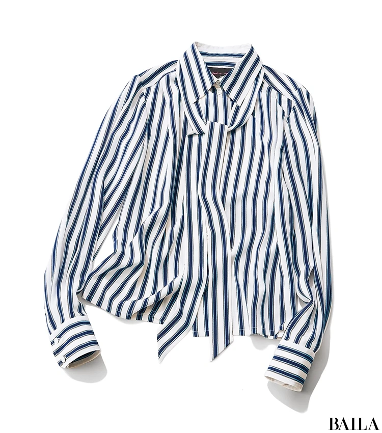 【ボウタイブラウス】おすすめコーデ&アイテム_1_12