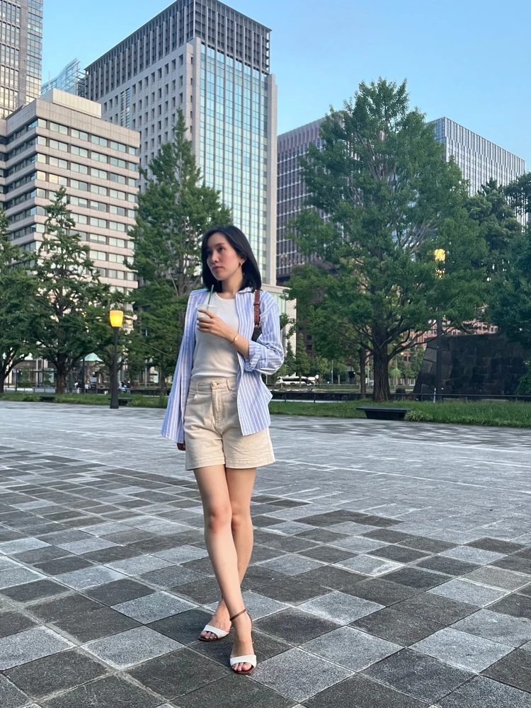 暑すぎる夏に大活躍のUNIQLO（ユニクロ）リブブラトップを使った2コーデ_1