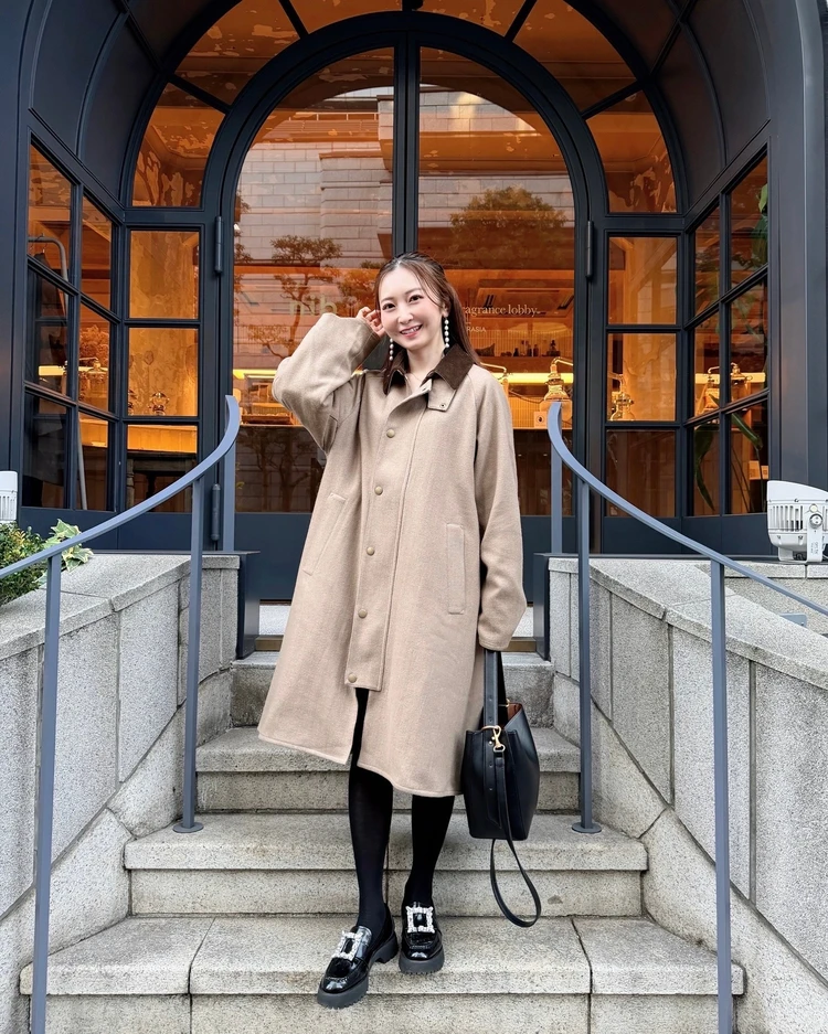 バブアー Barbour BAILA 読者モデル アウターコーデ