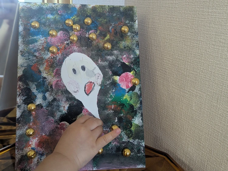 お好みでビジューを載せたら完成です