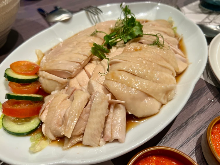 シンガポールで食べた現地のチキンライス