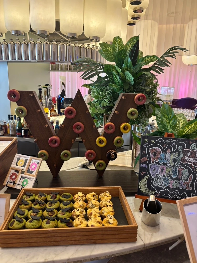 W Osaka 朝食ブュッフェ マフィン