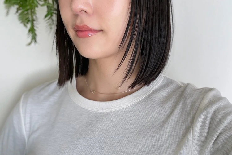 rom&nd S03 マロンスパークル スウォッチ 唇使用イメージ