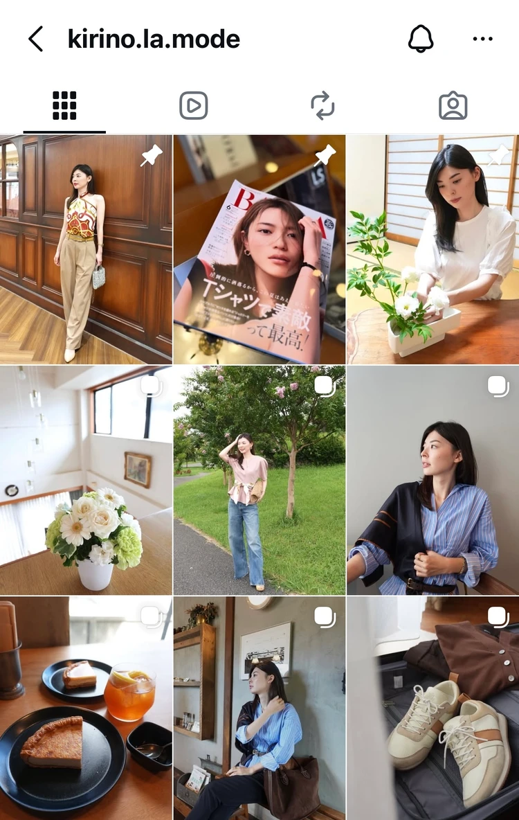 Instagramのフィード写真