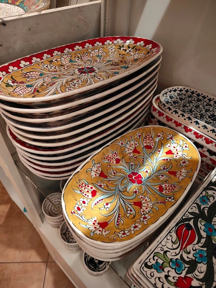 トルコ 食器 イエロー
