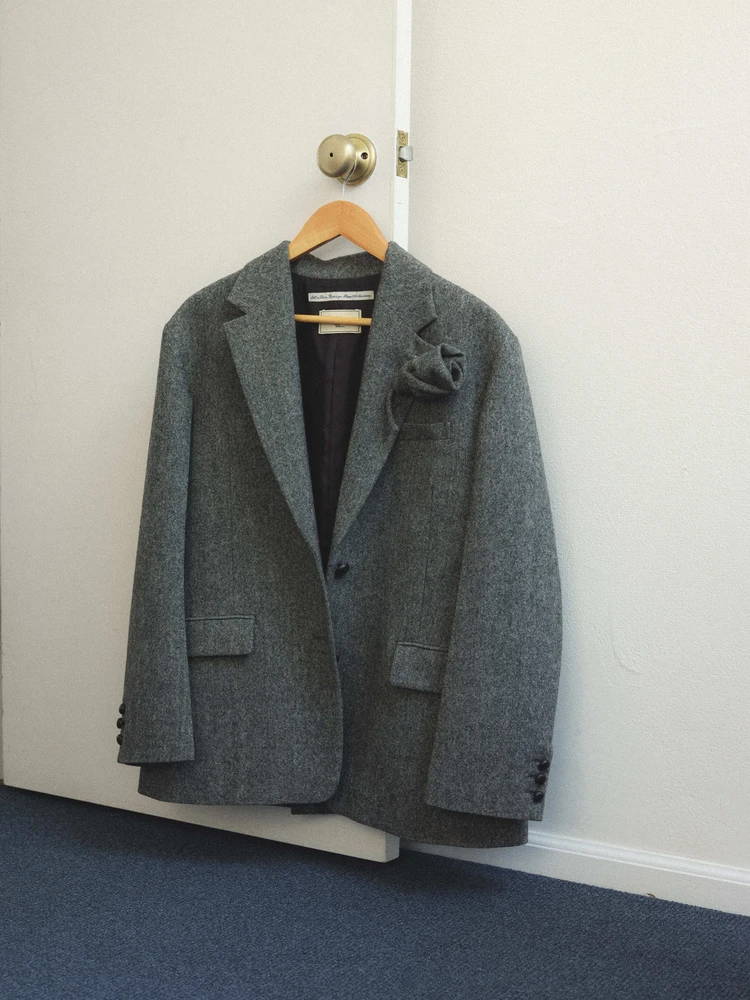 ホームスパンジャケット gray ￥89,100