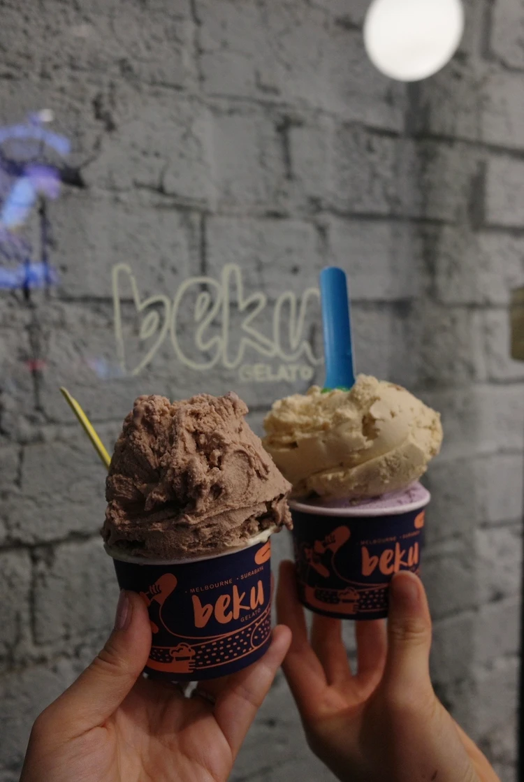 メルボルンで見つけた、BEKUのアイスクリーム