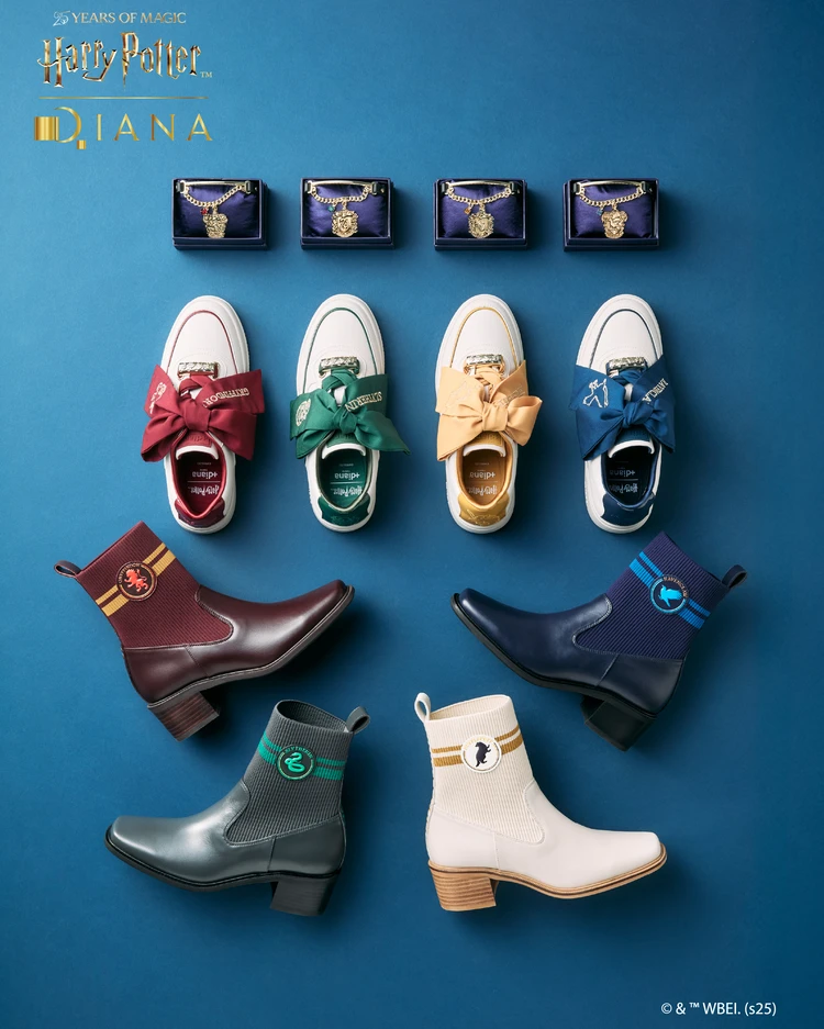 ダイアナ　ハリー・ポッターとのコラボ　スニーカー、ニットブーツ