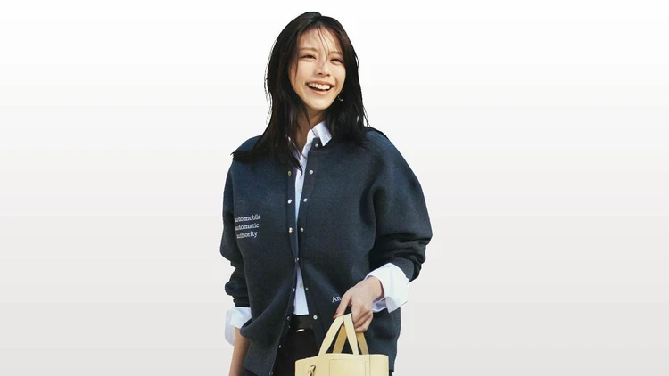 【スラックスコーデ】カジュアルMIXした軽快なトラッドでご機嫌に【BAILA今日のコーデ】