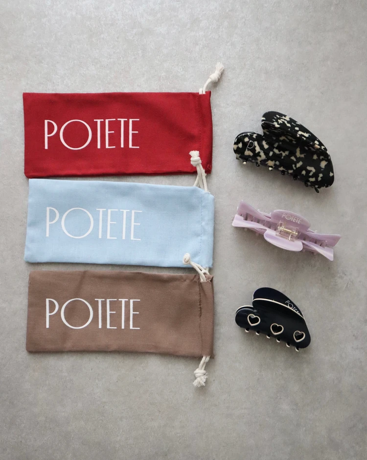 POTETE  ポテテ　ヘアアクセサリー　セット potete ポテテ ヘアクリップ ノベルティ セット - メルカリ