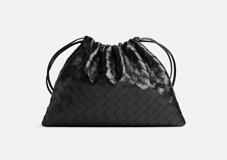 ☆タキマキさん愛用☆【ボッテガ】ダストバッグ ミディアム 黒 三越伊勢丹 | Bottega Veneta/ボッテガ・ヴェネタ_Women通販