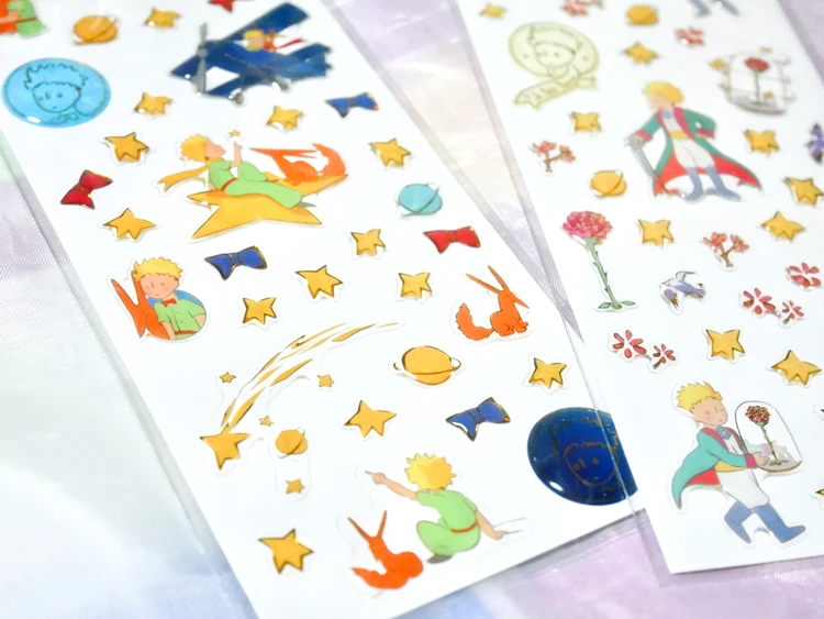 星の王子さま　ぷっくりシール