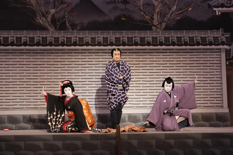 中村時蔵さん 歌舞伎座のホワイエ