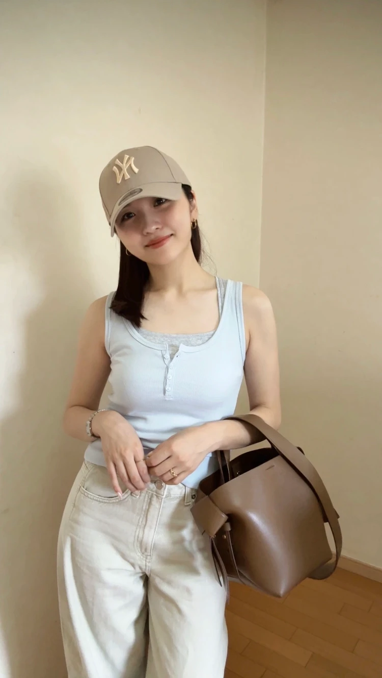 【この夏のUNIQLO、私的優勝アイテム♡】990円で叶う、大人のレイヤードタンクトップ_3_2