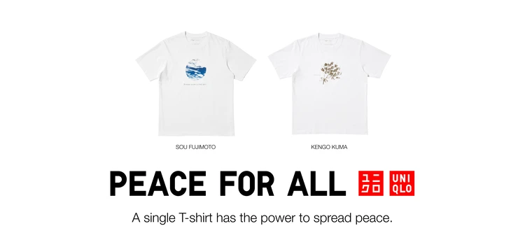 【UNIQLO（ユニクロ）】チャリティTシャツ「PEACE FOR ALL」の新作を9月17日（木）に発売
