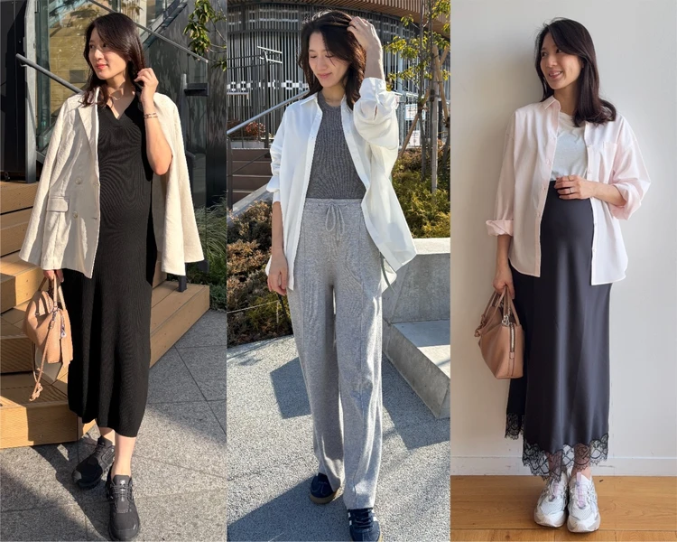 【妊娠中期〜後期】アパレル勤務の私が着ていたマタニティコーデ_2