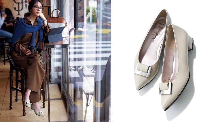 足が幅狭、幅広さんにおすすめ！働く女性の足悩みにこたえる【銀座かねまつ】のパンプス